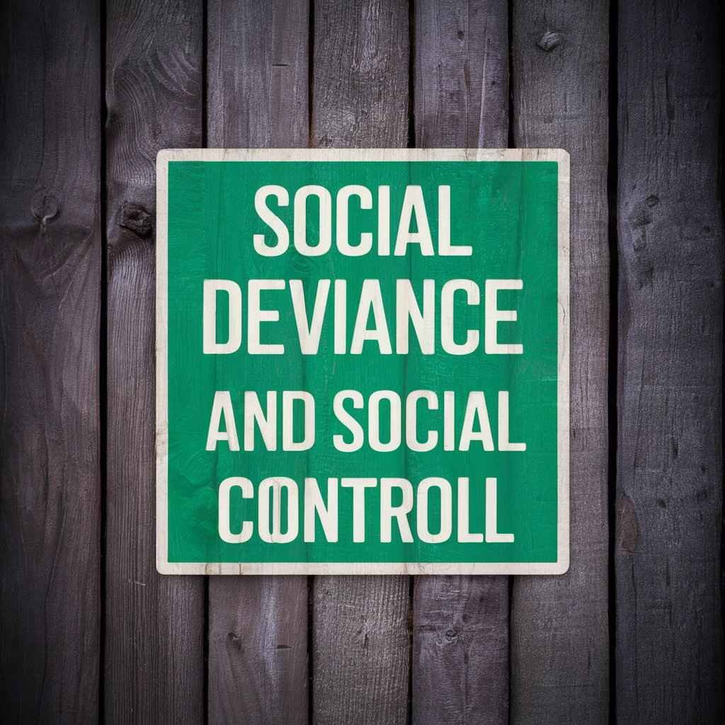 Social Deviance and Social Control
