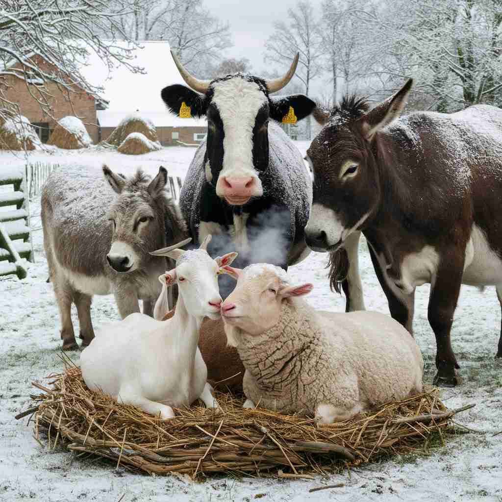 Dusting of Farm Animals