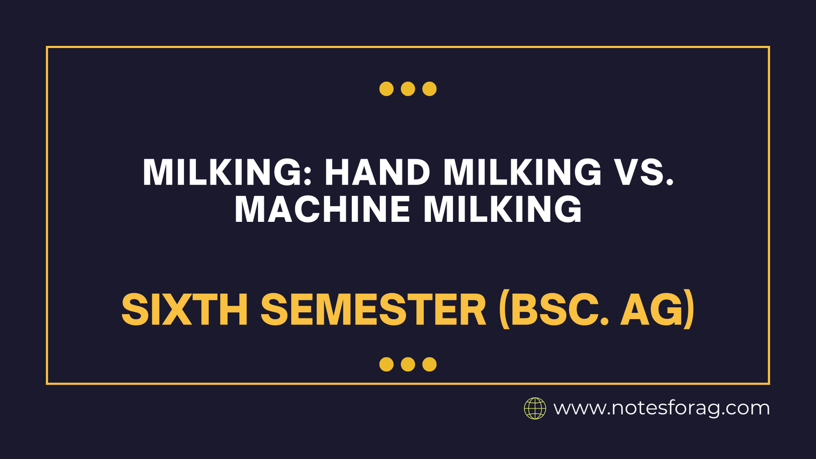 Milking Hand Milking vs. Machine Milking