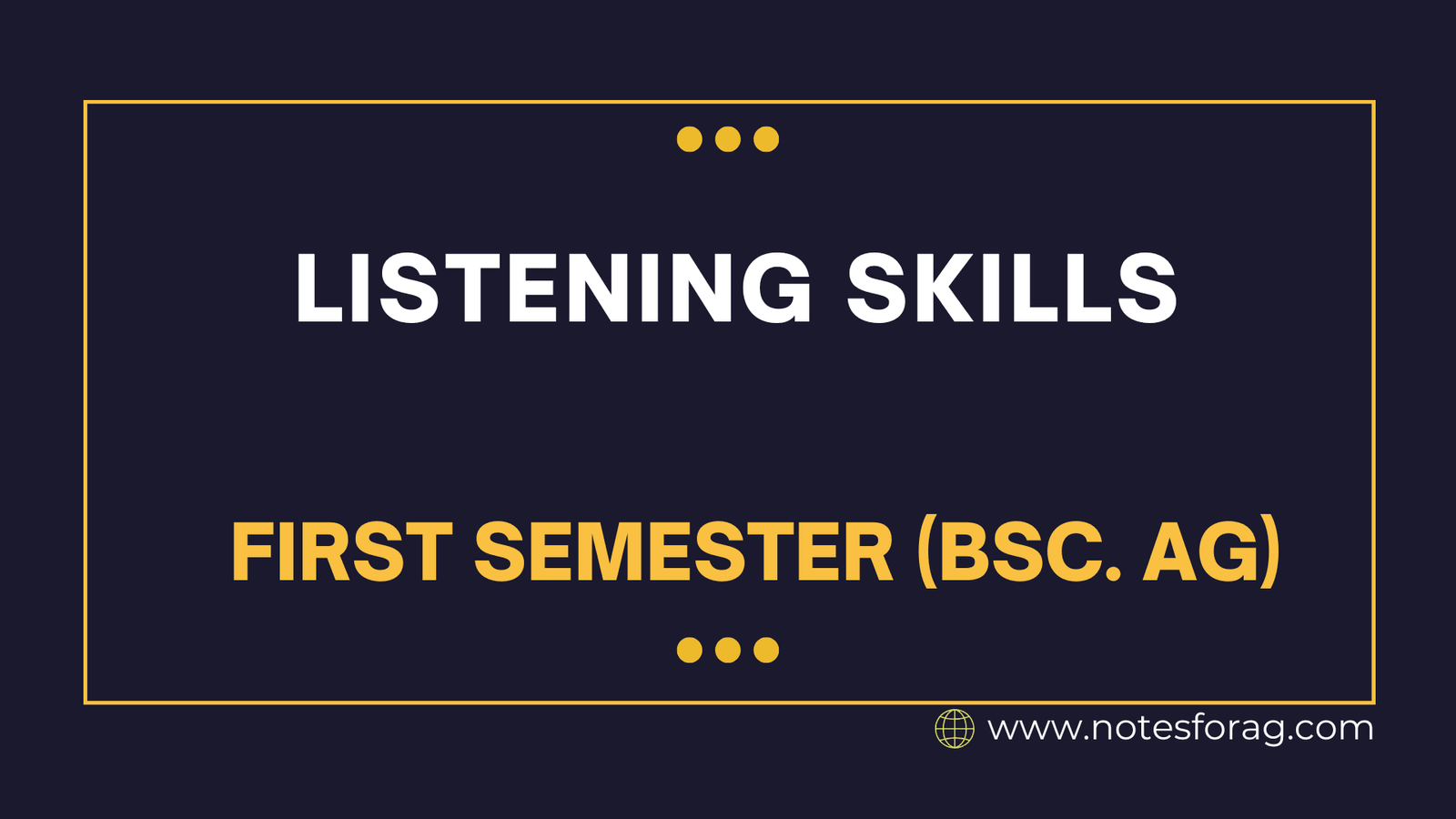 Listening Skills