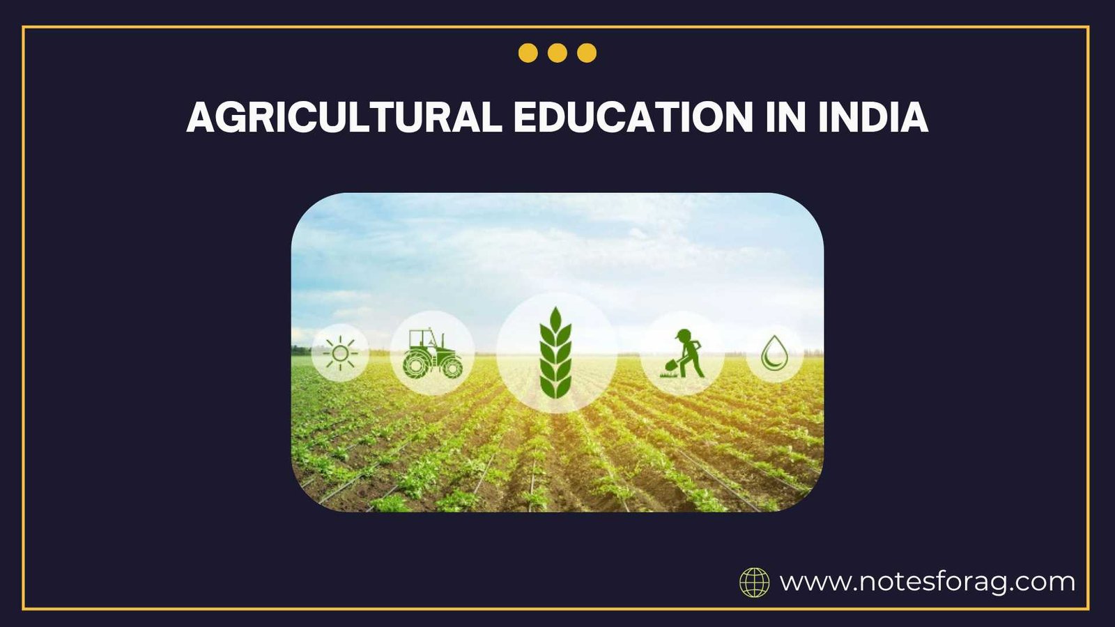 Agricultural education in India