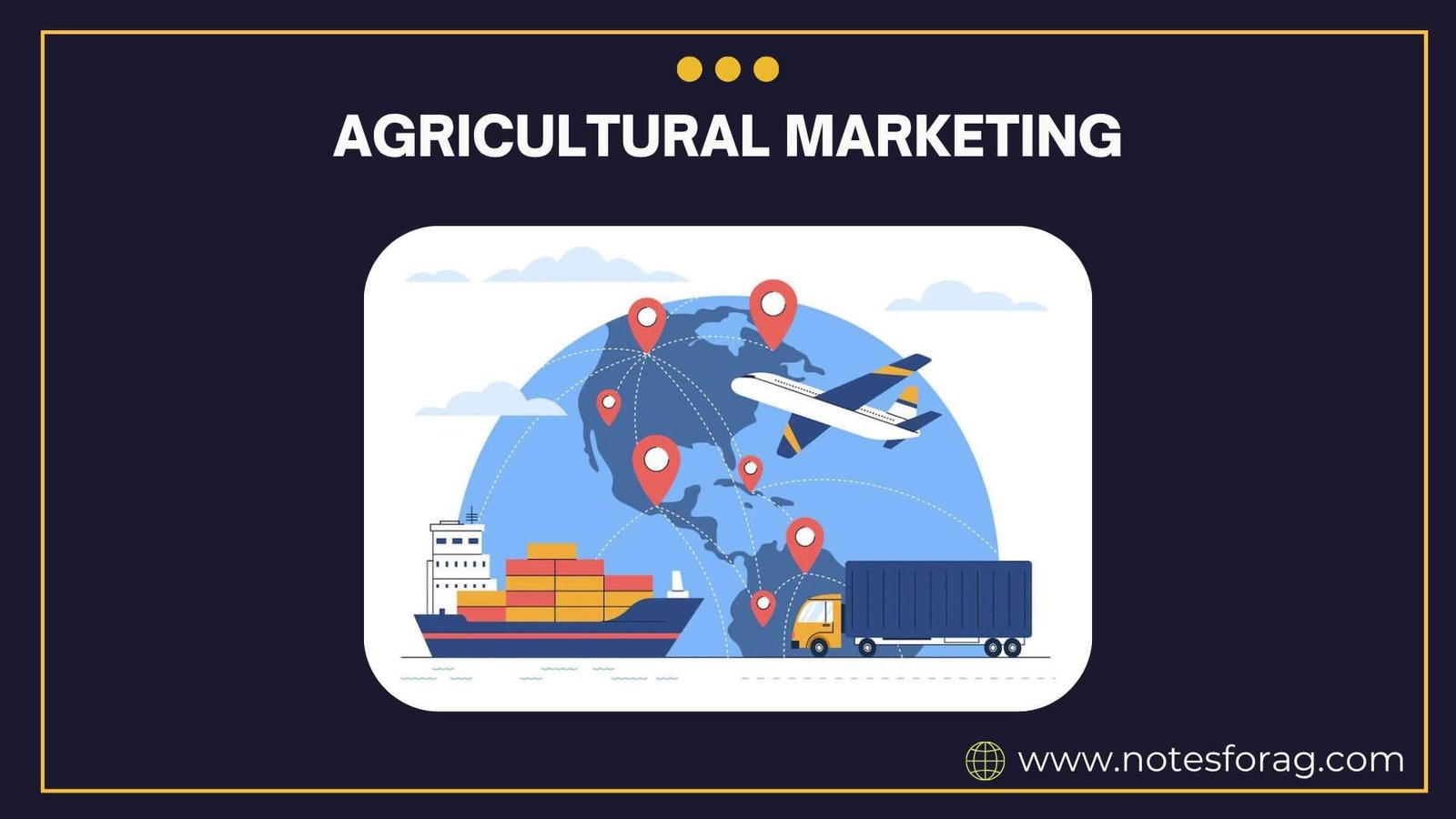 Agricultural marketing trade and prices